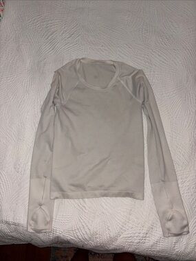 lululemon athletica Long-Sleeve Crew Top - White